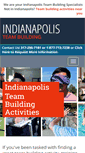 Mobile Screenshot of indianapolisteambuilding.com